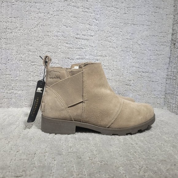 Sorel Women's Size US 5 Camel Brown Waterproof Leather Chelsea Boots NY1941-240 - Picture 5 of 9